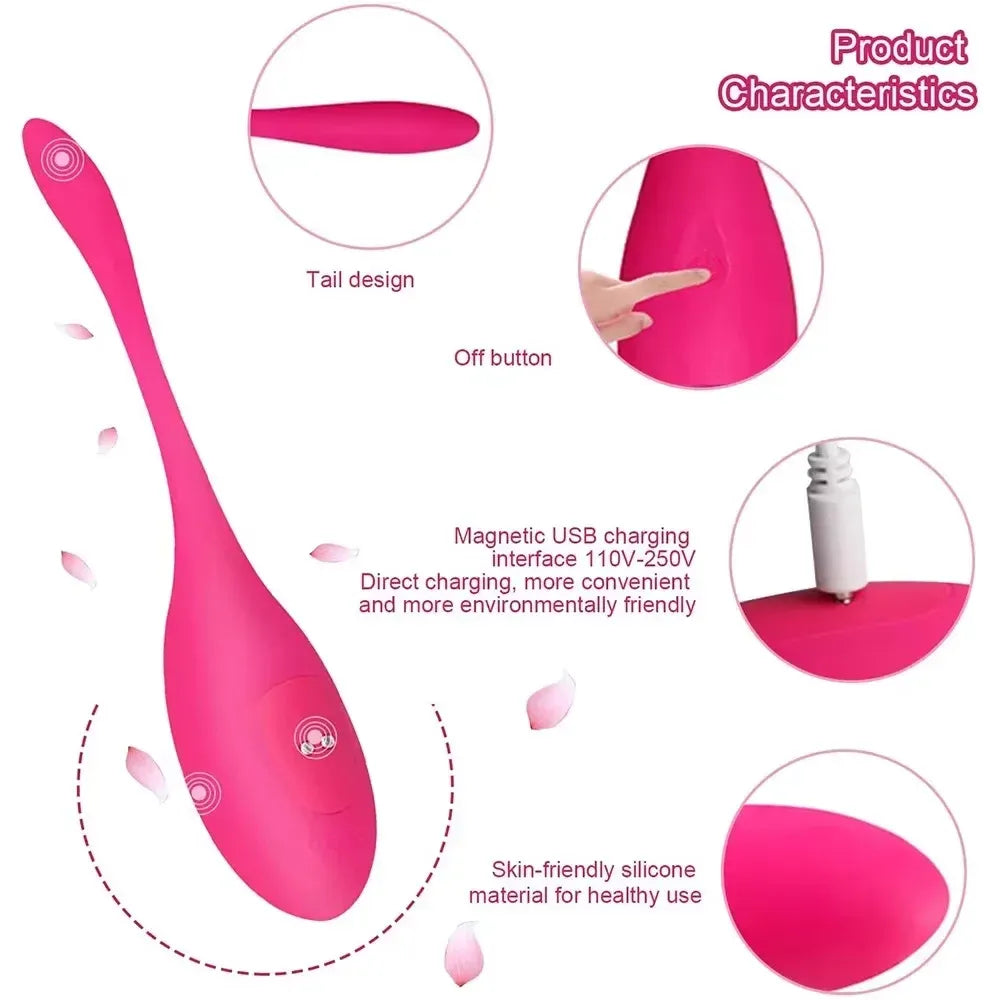 Wireless Kegel Vibrator For Women G Spot & Anal Stimulation