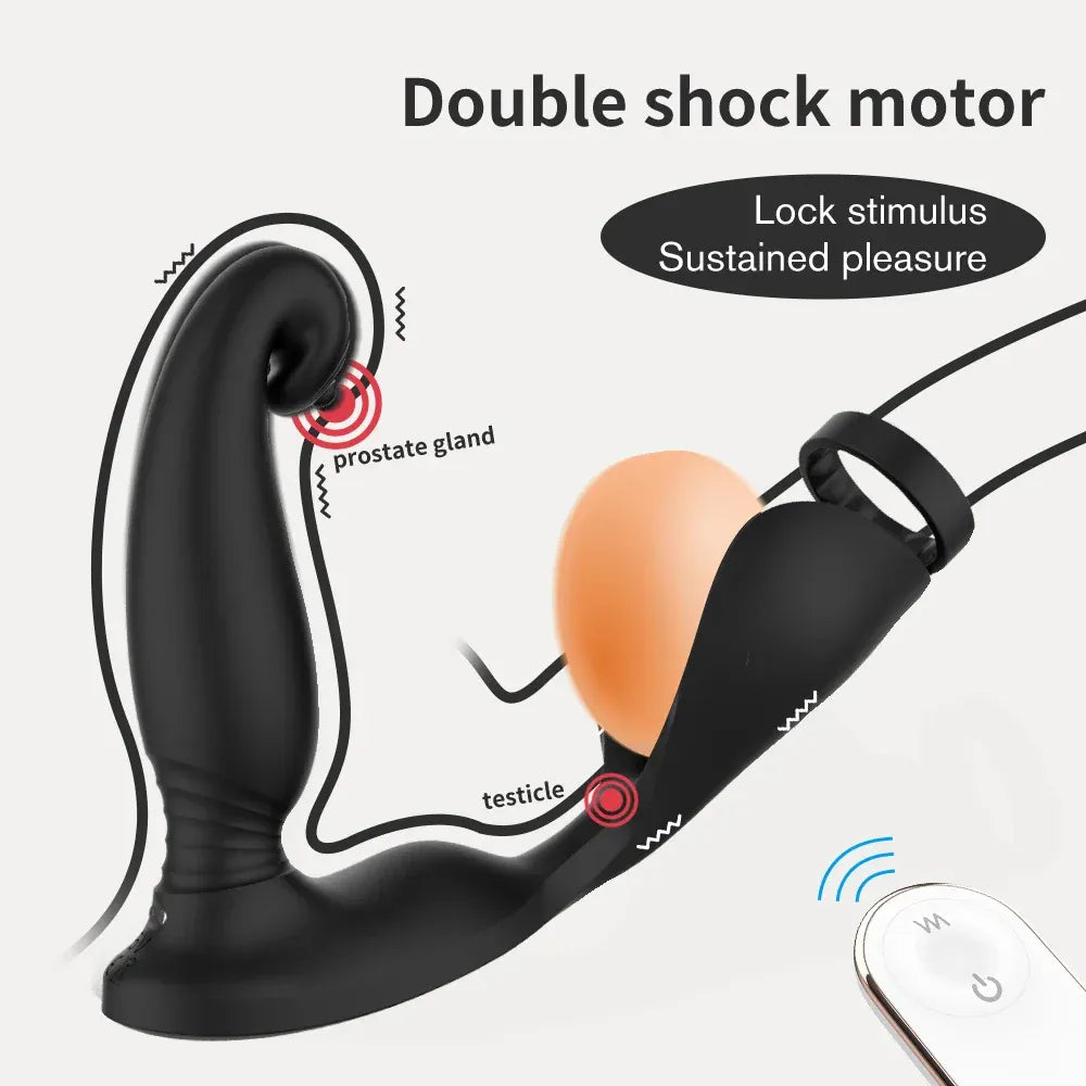 Wireless Prostate Massager for Men Delay Pleasure