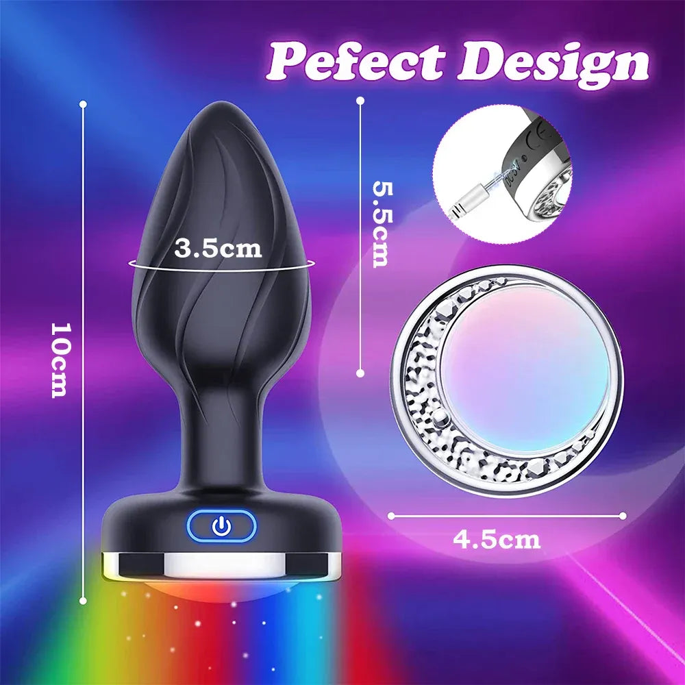 Wireless Remote Vibrating Anal Plug