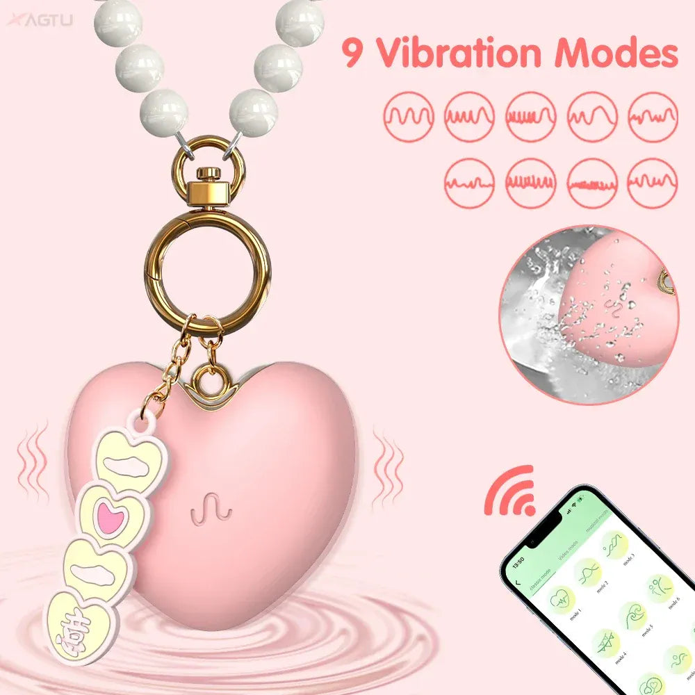 Wireless Stimulator App Controlled Nipple Vibrator