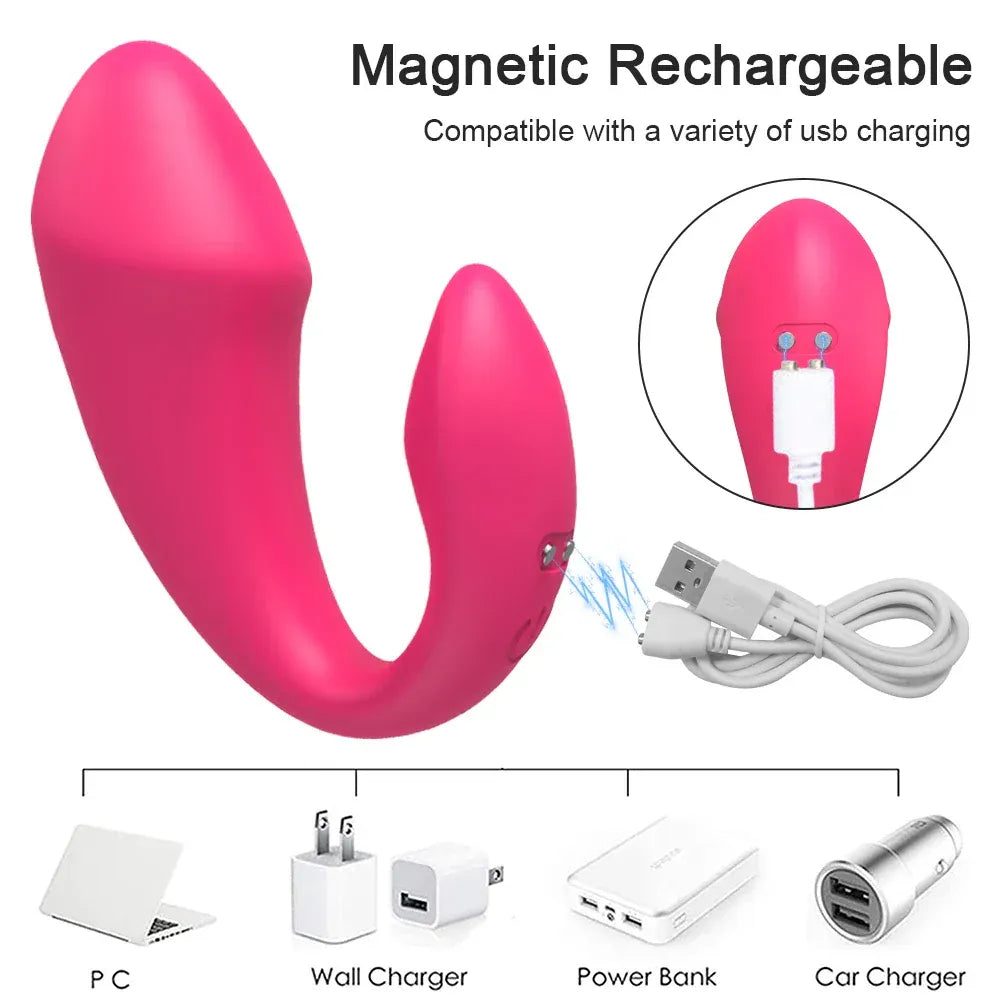 Wireless Vibrating Dildo for Couples